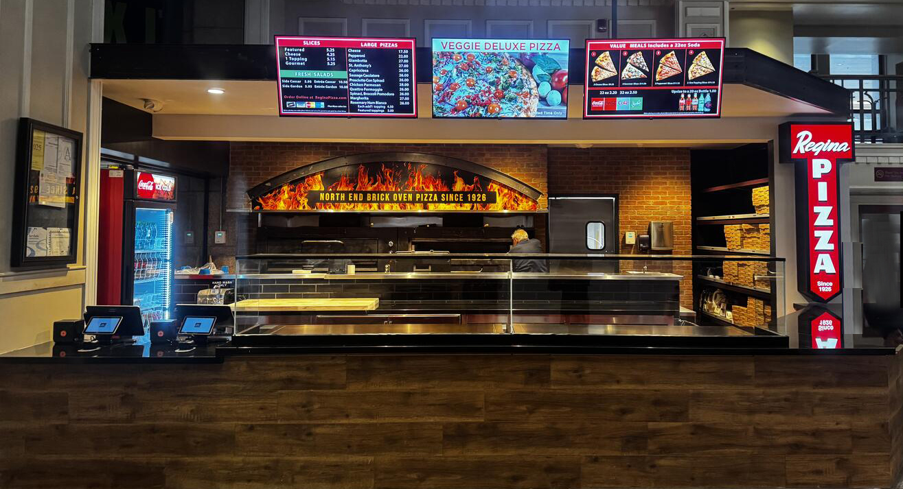 Regina Pizzeria at South Station Boston MA